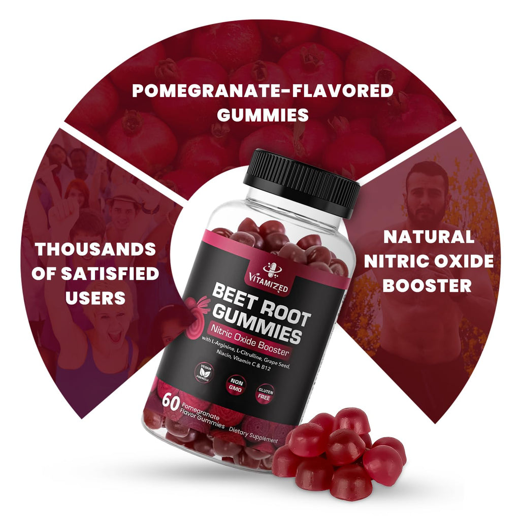 Beet Root Gummies with Grape Seed Z2051