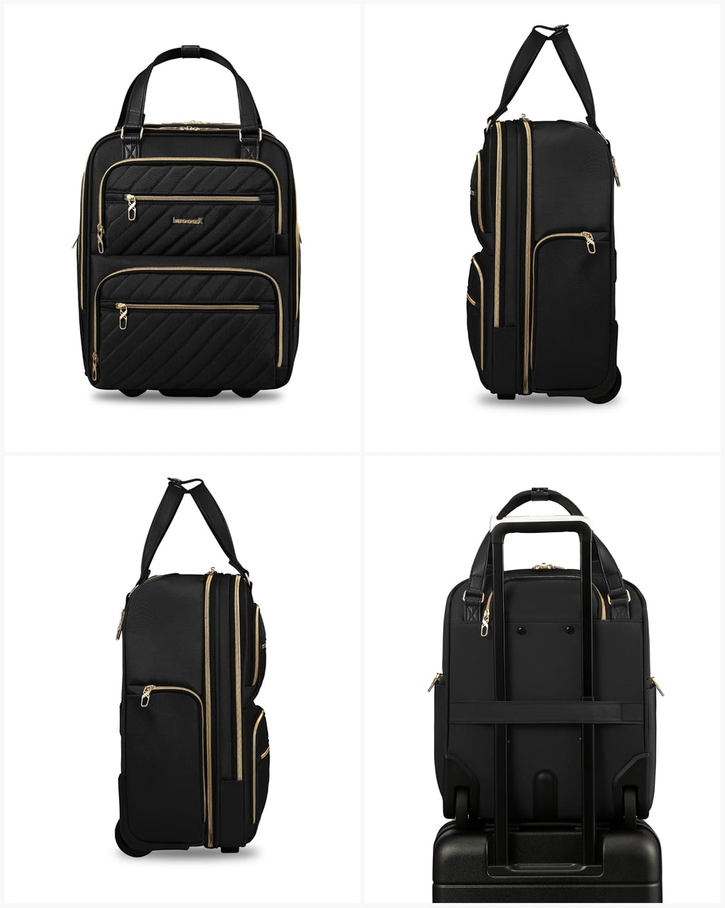 Black 16" Underseat Carry On Bag T477727