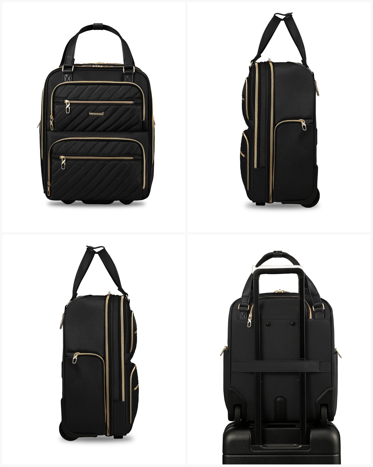 Black 16" Underseat Carry On Bag T477727