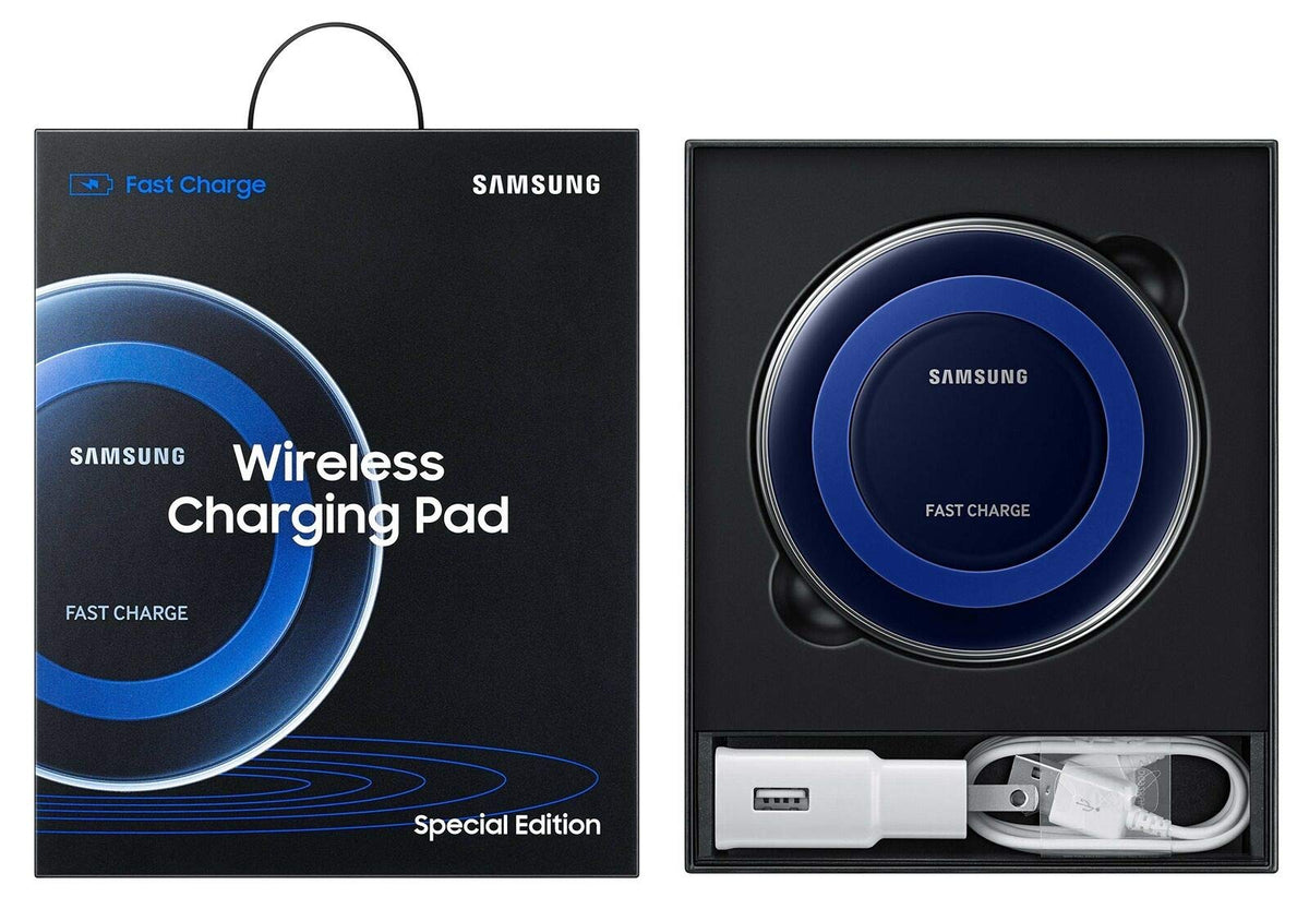 128GB Prism Blue Unlocked Smartphone with Charging Pad and Screen Protector O958
