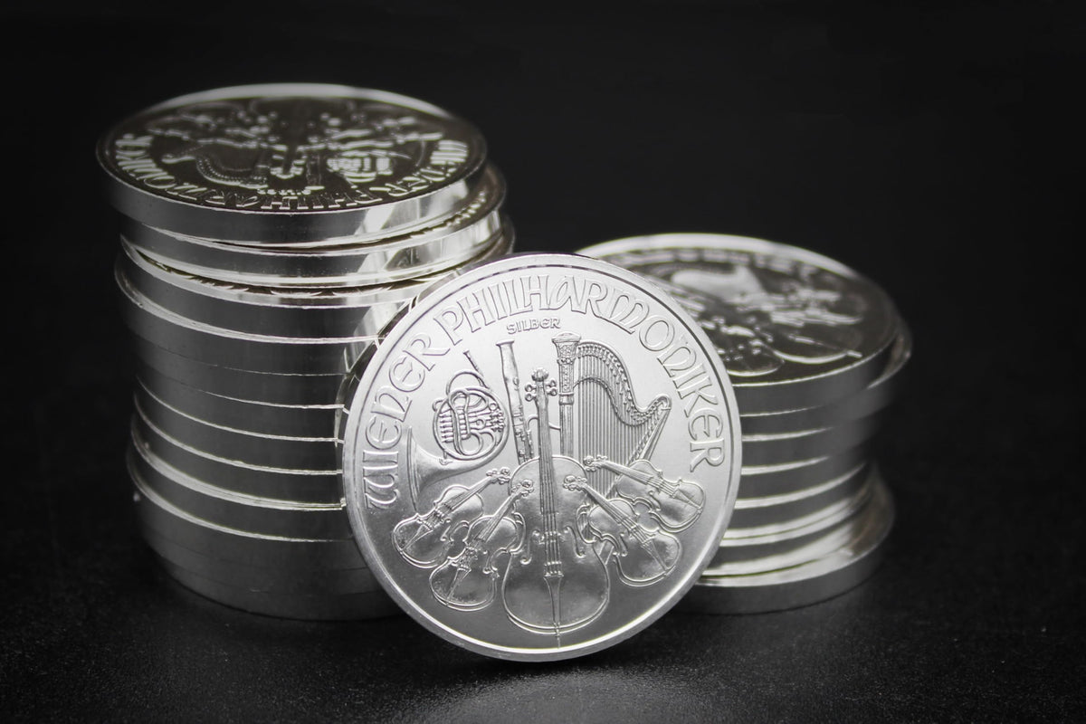 1 oz Austria Silver Vienna Philharmonic Coin W874