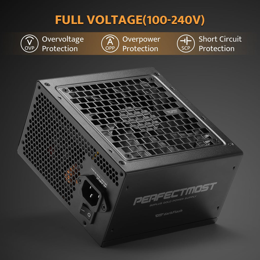 Fully Modular ATX 3.1 PCIe 5.1 80 Plus Gold Power Supply B514170