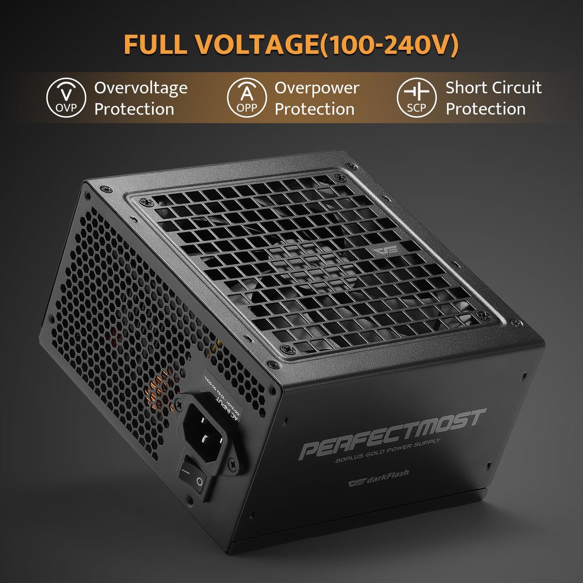 Fully Modular ATX 3.1 PCIe 5.1 80 Plus Gold Power Supply B514170