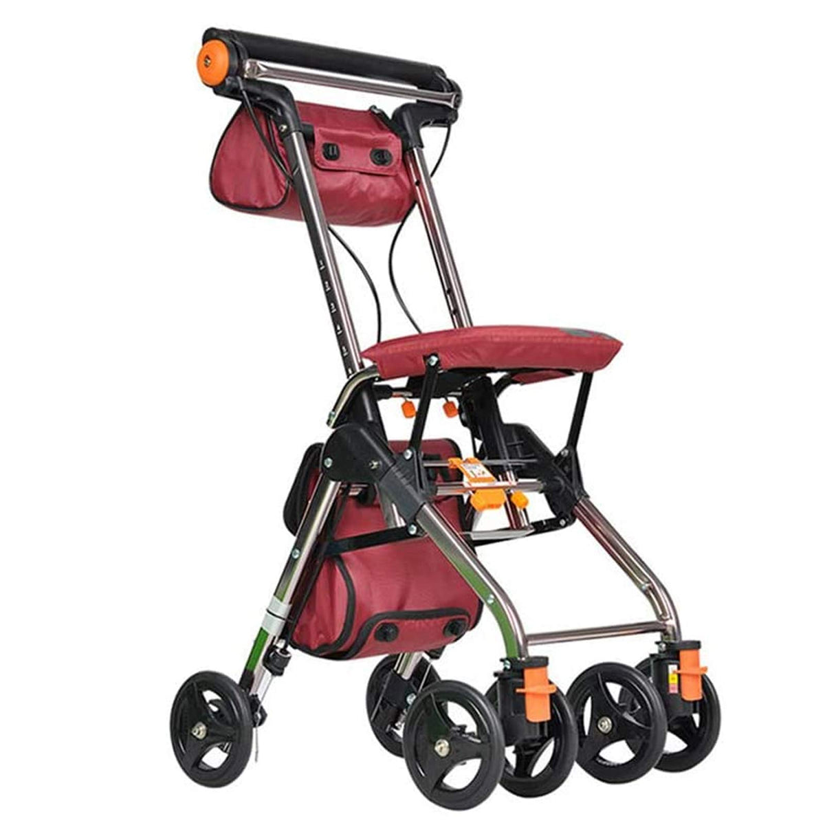 4 Wheels Foldable Rollator Walker with Seat V19799
