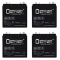 6V 210AH Dual Terminal SLA Replacement Battery 4 Pack Q966991