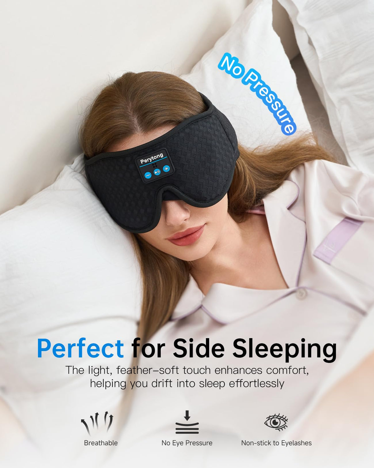 Bluetooth Sleep Mask with Headphones V1403