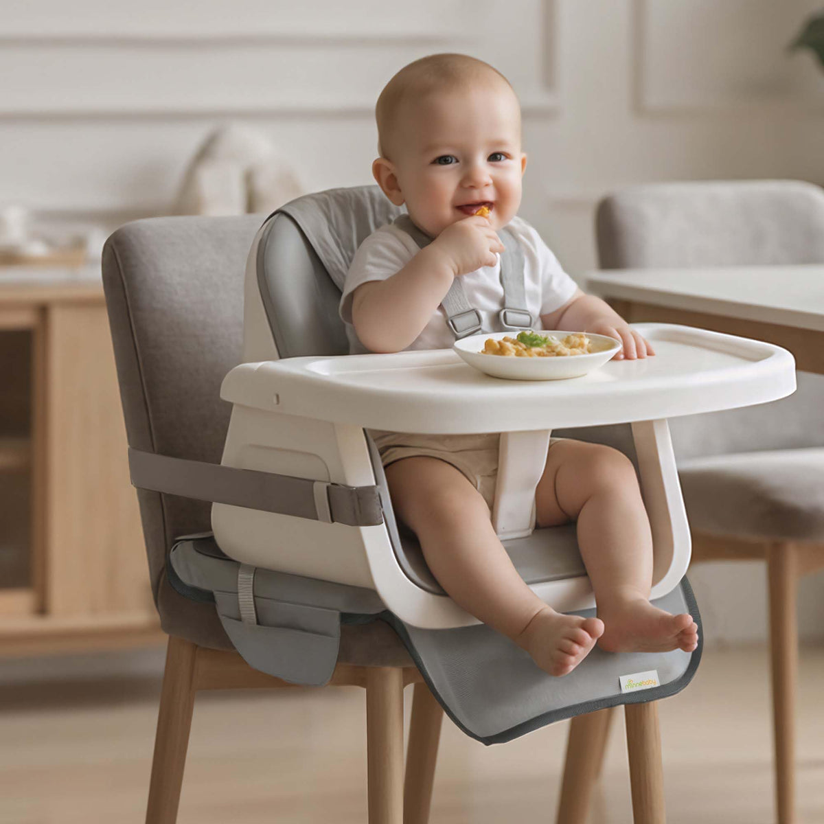 Extra Large Grey Booster Chair Protector Cover P49742