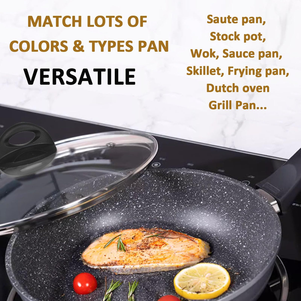 Tempered Glass Lids for Cookware C741265