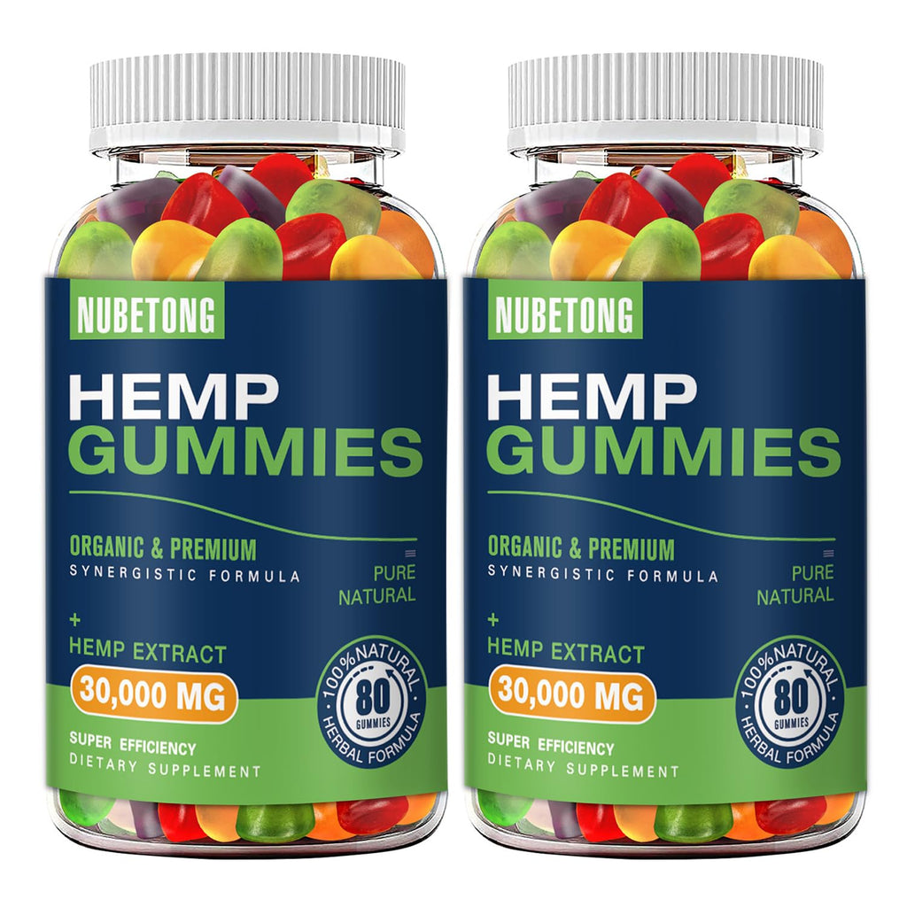Organic Hemp Gummies Supplement 2 Packs M1741