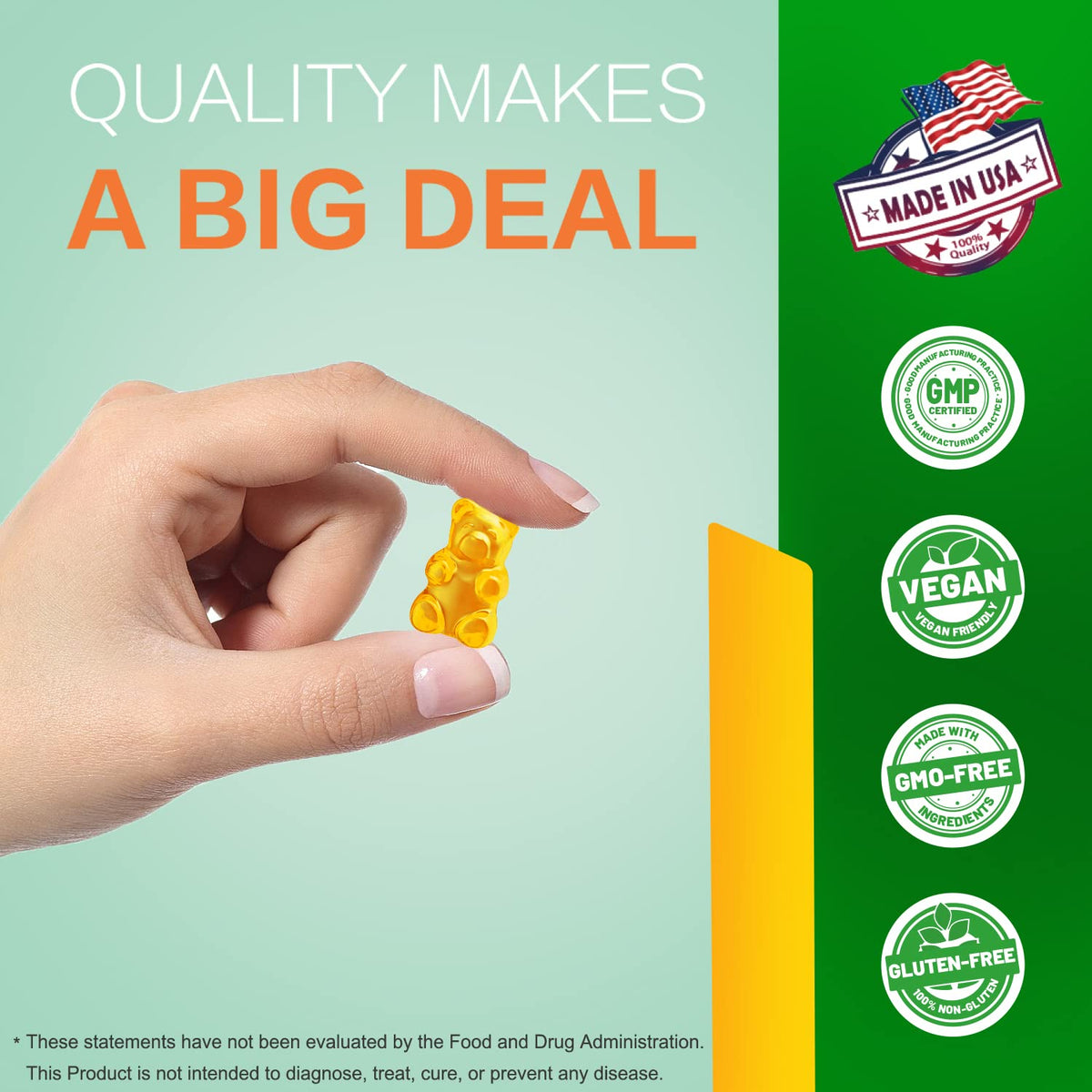 Natural Organic Vegan Non-GMO Dietary Gummies Z61097