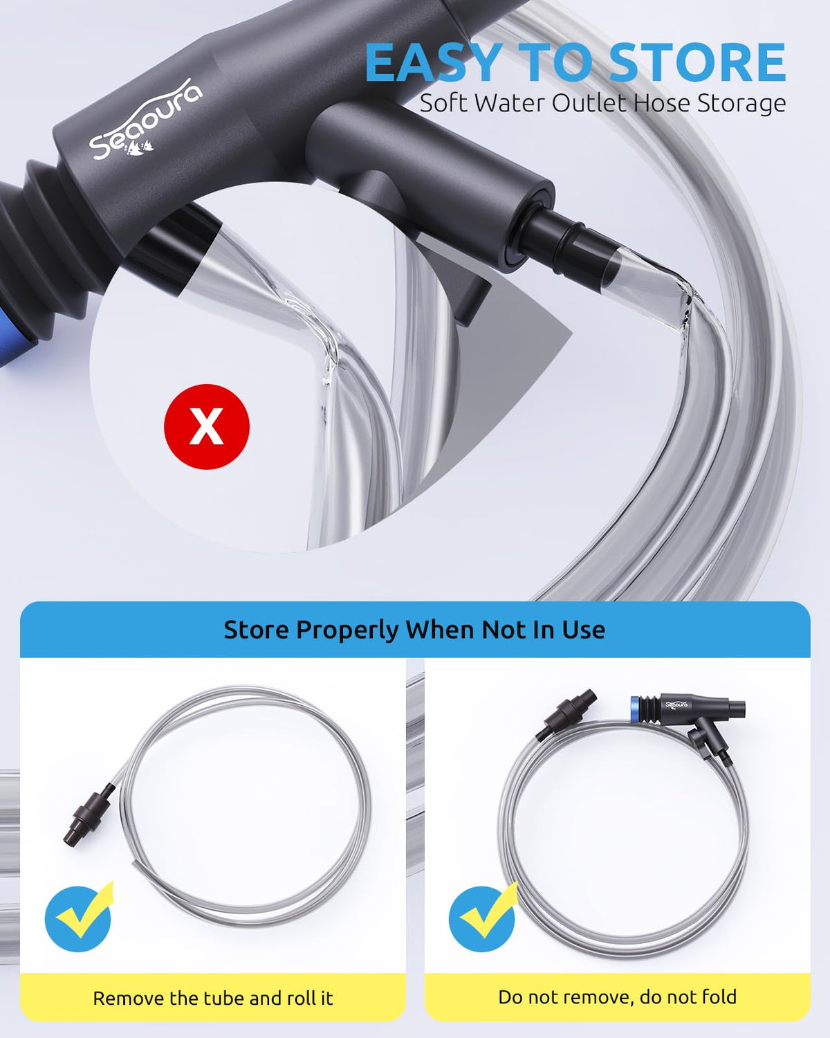 Aquarium Gravel Siphon Vacuum up to 50 Gal R7233