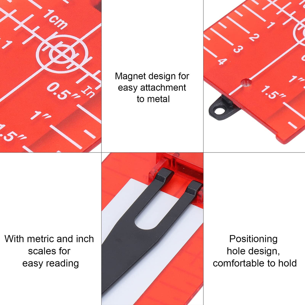 ABS Magnetic Target Card Plate with Bracket H5066