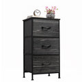 Black 3 Drawer Wood Dresser C207593