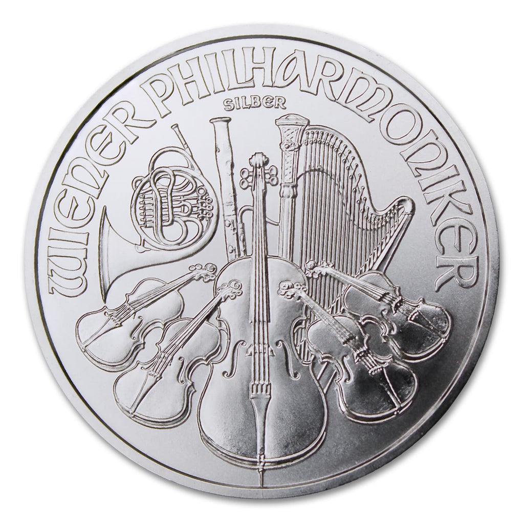 1 oz Austria Silver Vienna Philharmonic Coin W874
