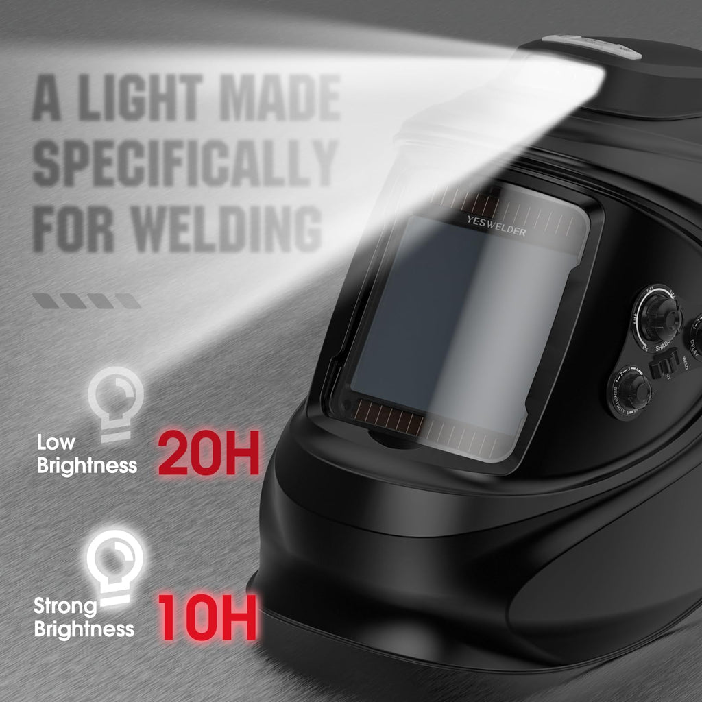 Welding Helmet with Fan and Work Light F317765
