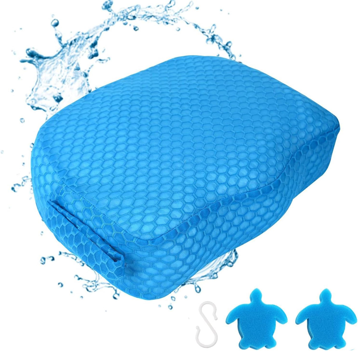 Weighted 3D Air Mesh Inflatable Hot Tub Booster Seat J70993