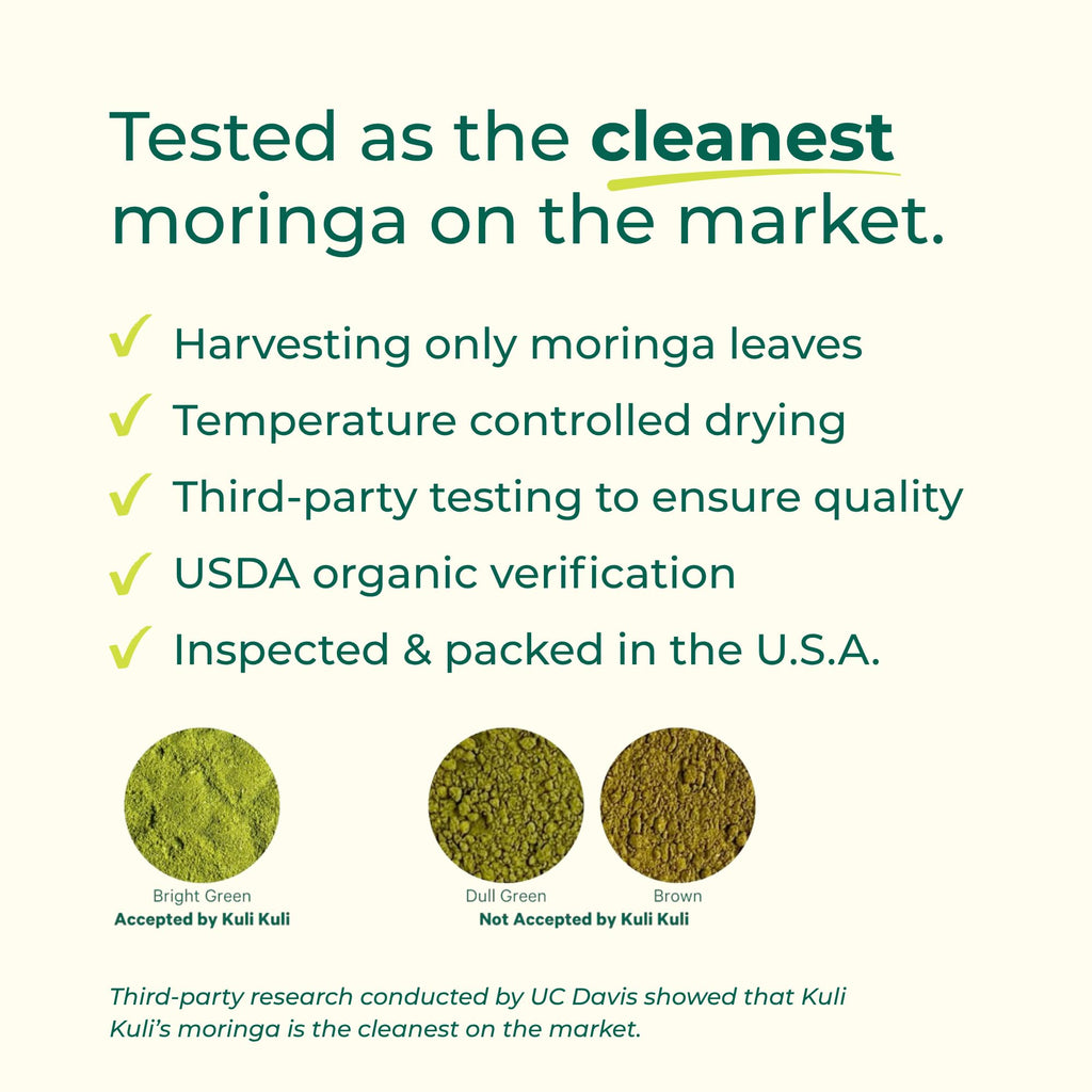 Pure Organic Moringa Leaf Capsules 60ct A61060