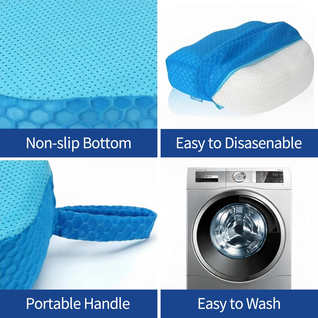 Weighted 3D Air Mesh Inflatable Hot Tub Booster Seat J70993