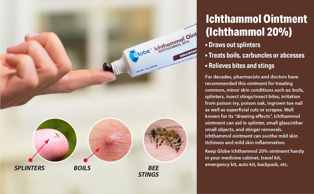 Ichthammol Ointment 20% 1 OZ R960016