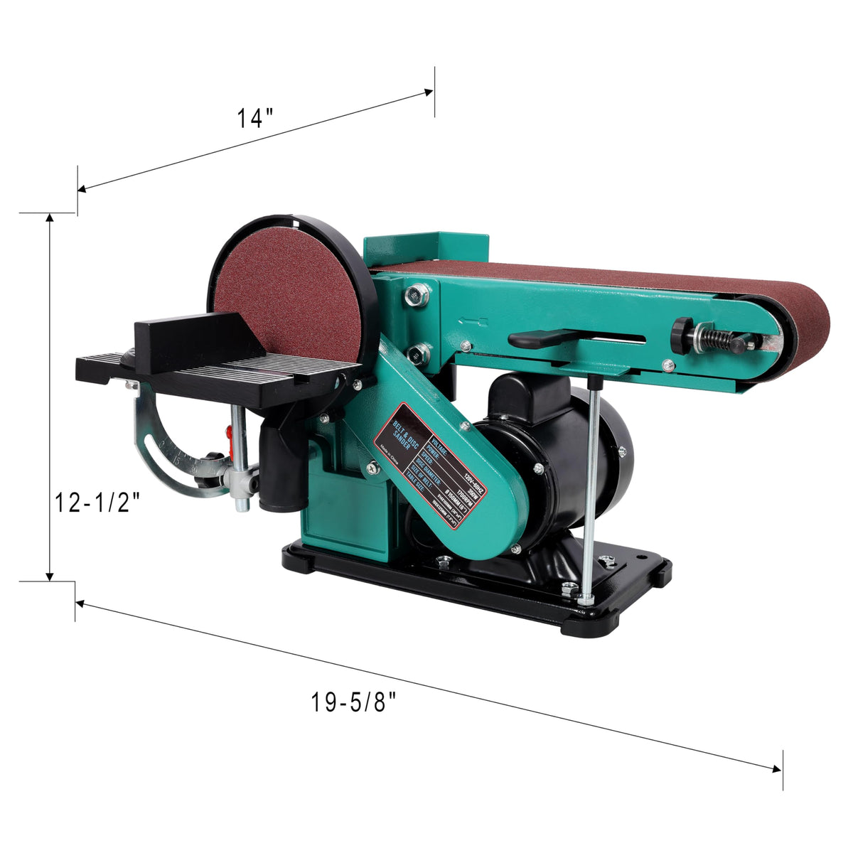 6" Disc & 4" x 36" Belt Benchtop Sander C28698