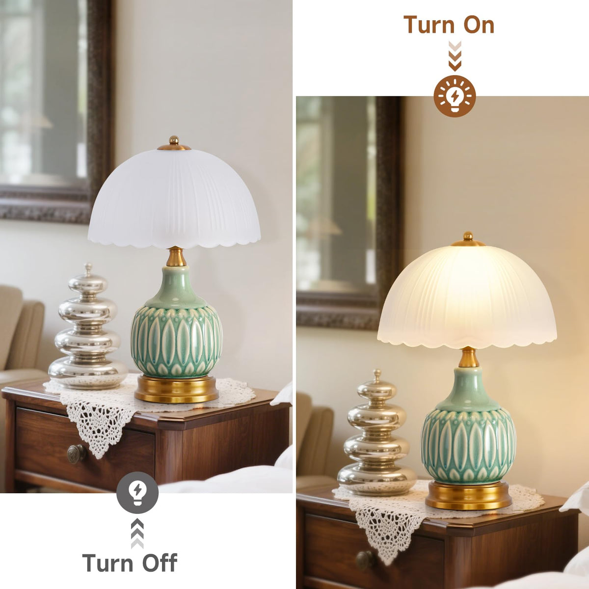 Ceramic Retro Table Lamp J875