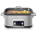 12-in-1 Programmable 8 Quart Slow Cooker with Steaming Rack X950