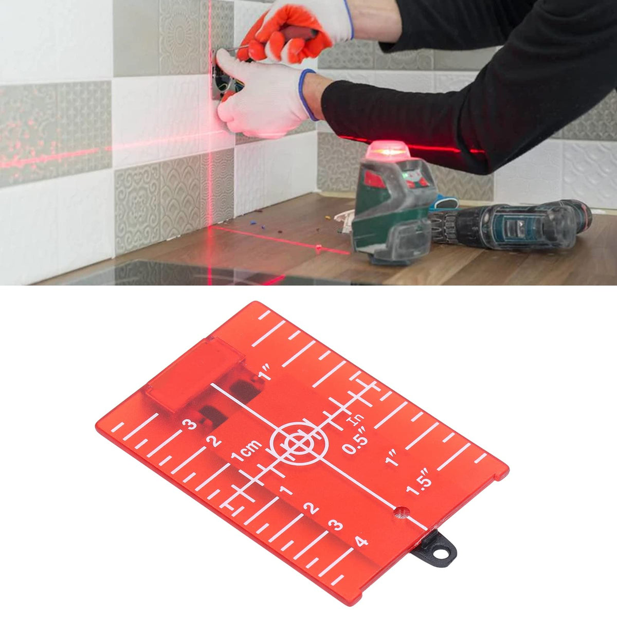 ABS Magnetic Target Card Plate with Bracket H5066