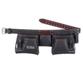 Brown Leather 2-Inch Tool Belt with 12 Pockets D15629