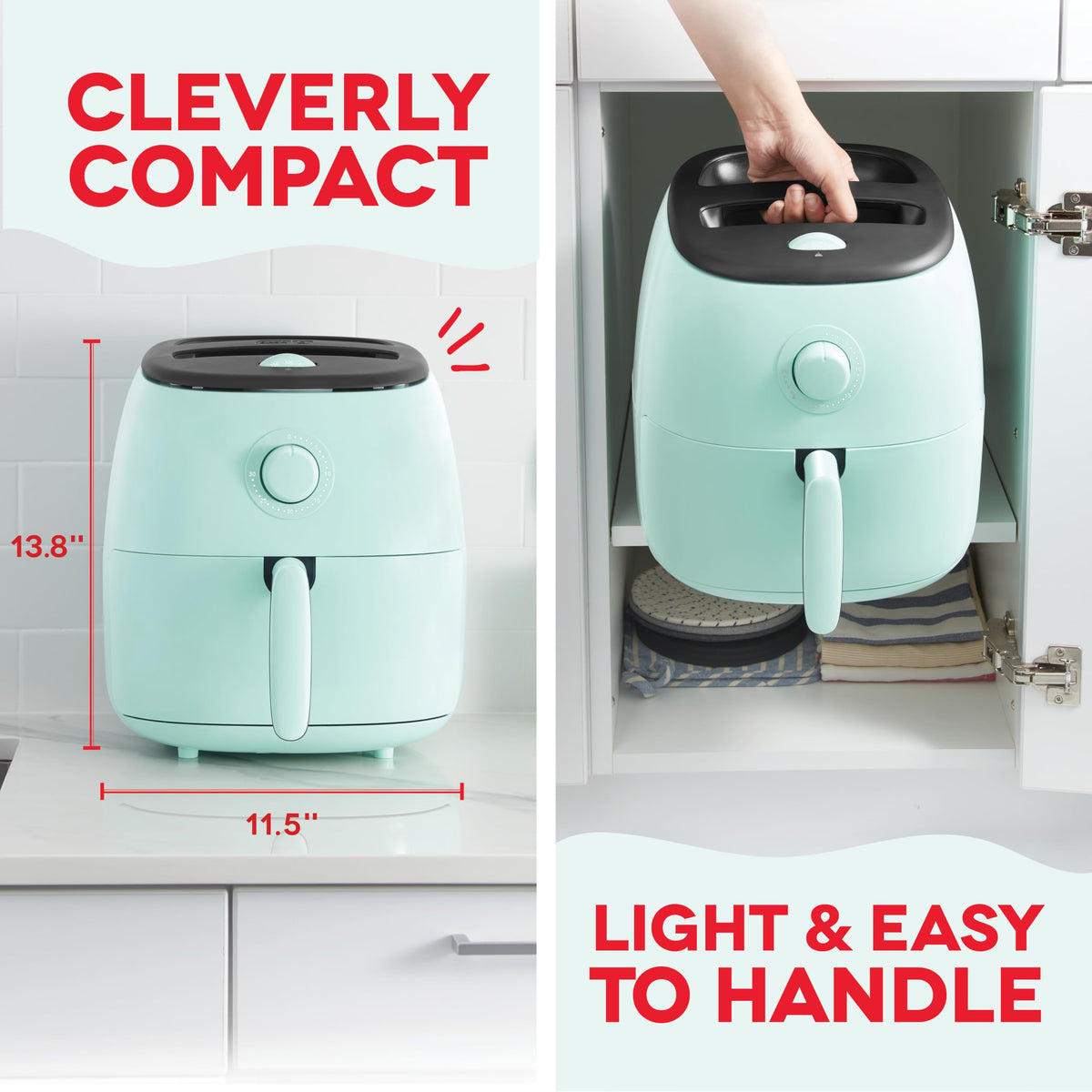 Aqua 6 Quarts Nonstick Air Fryer O103