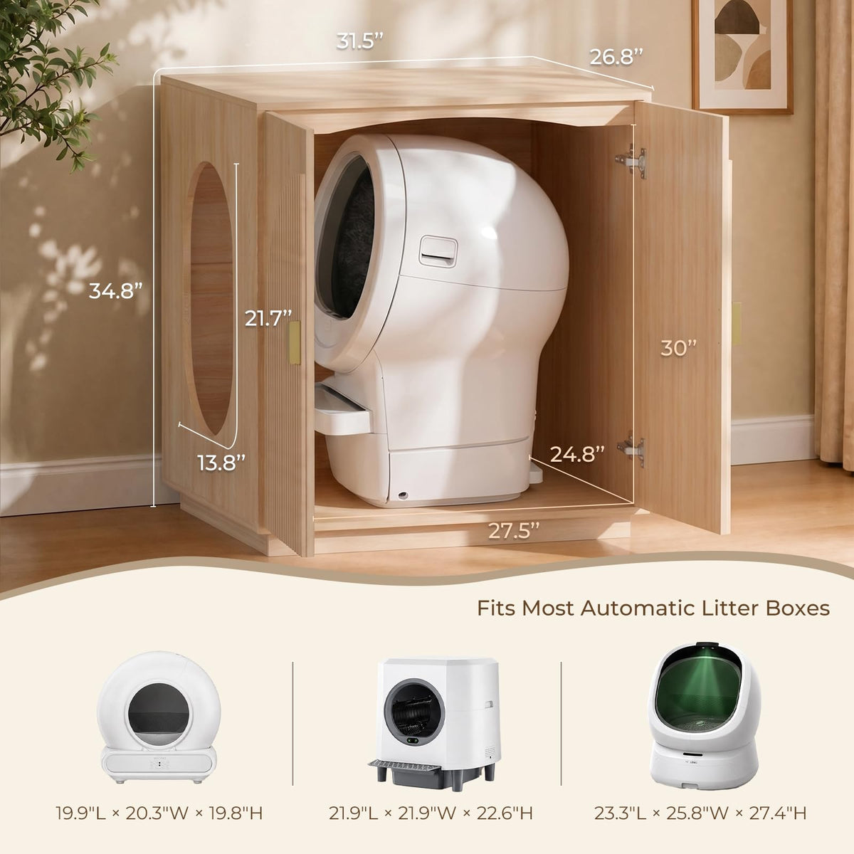 Extra Large Litter Box Enclosure W78069
