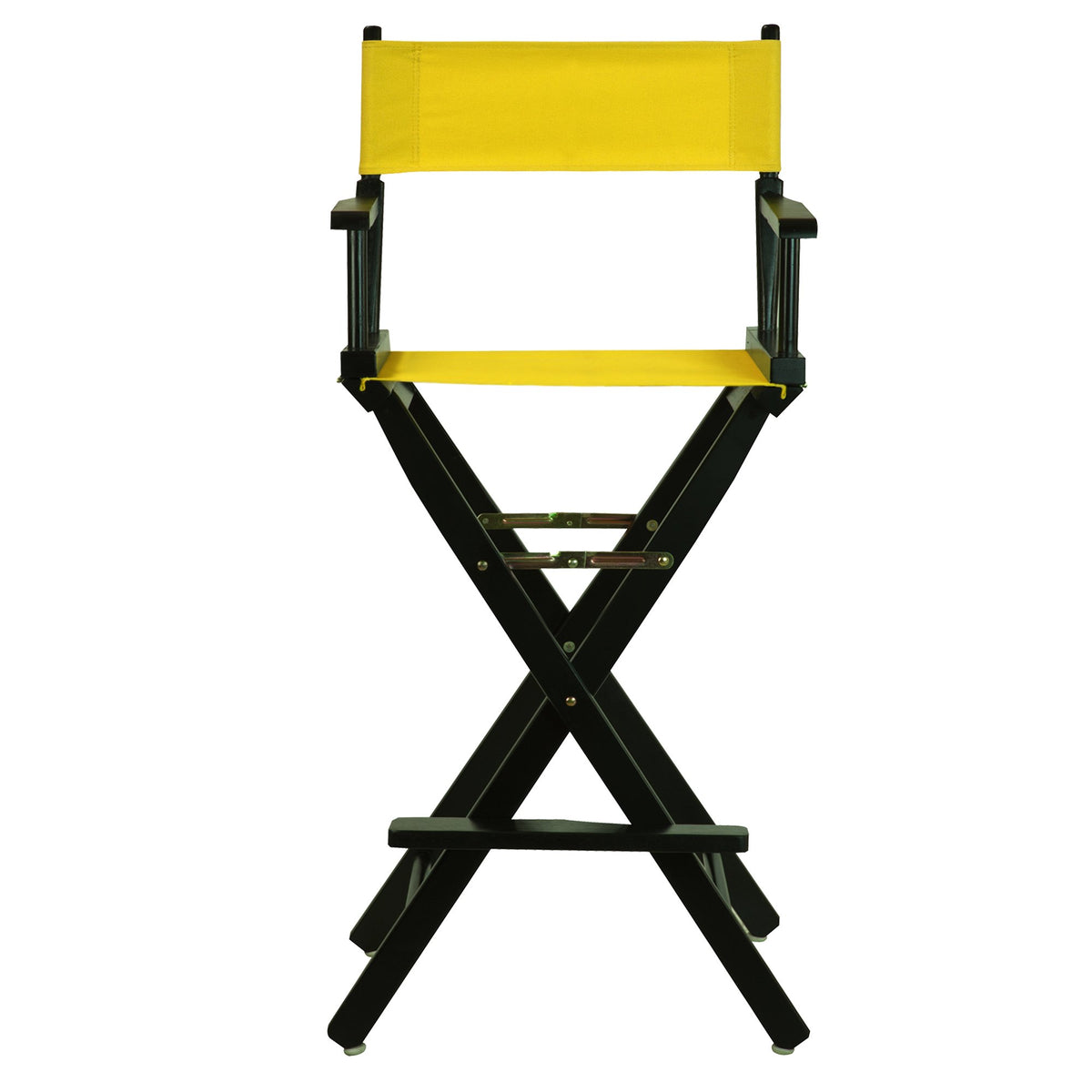 Director Chair Bar Height Black Frame Gold Canvas N11466
