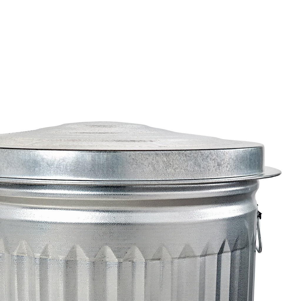 31 Gallon Galvanized Steel Storage Can with Lid J41351