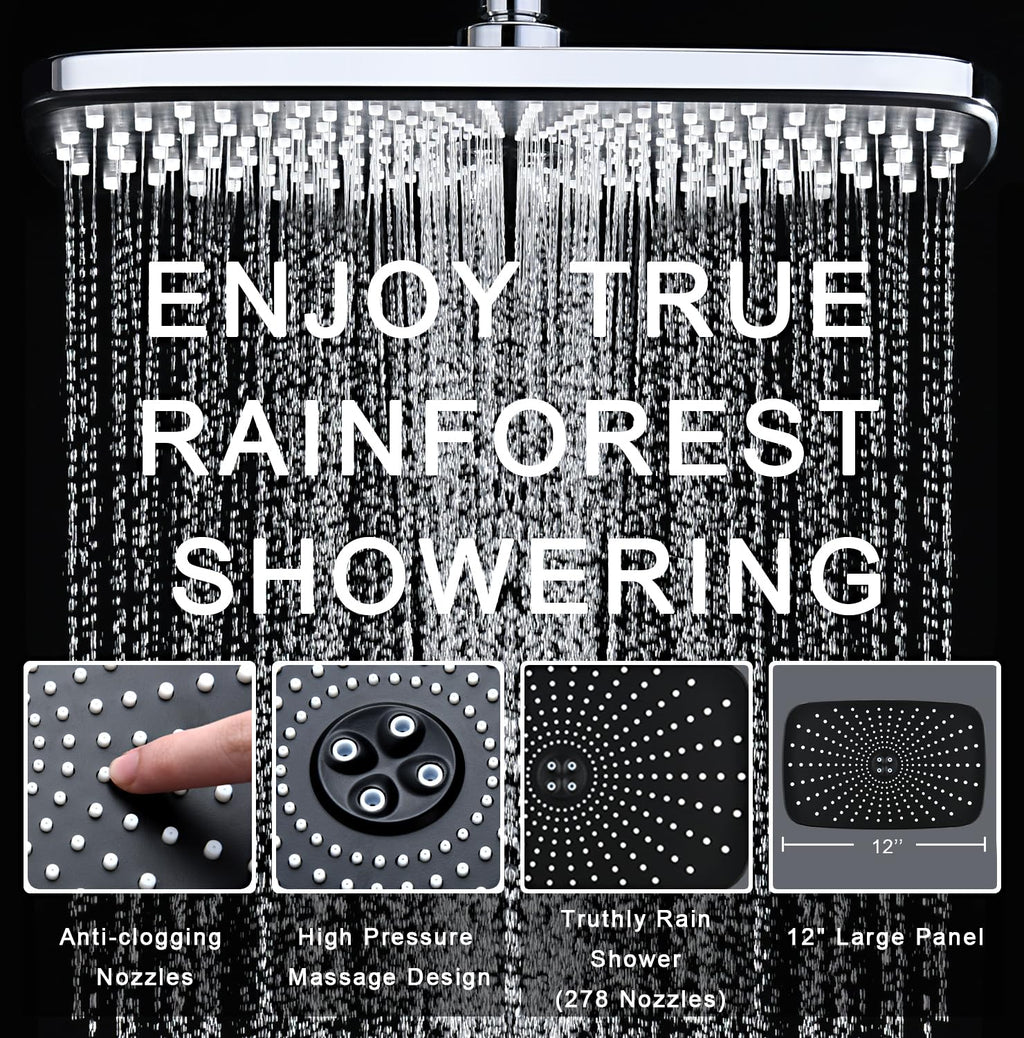 Chrome Handheld Rain Shower Head S413