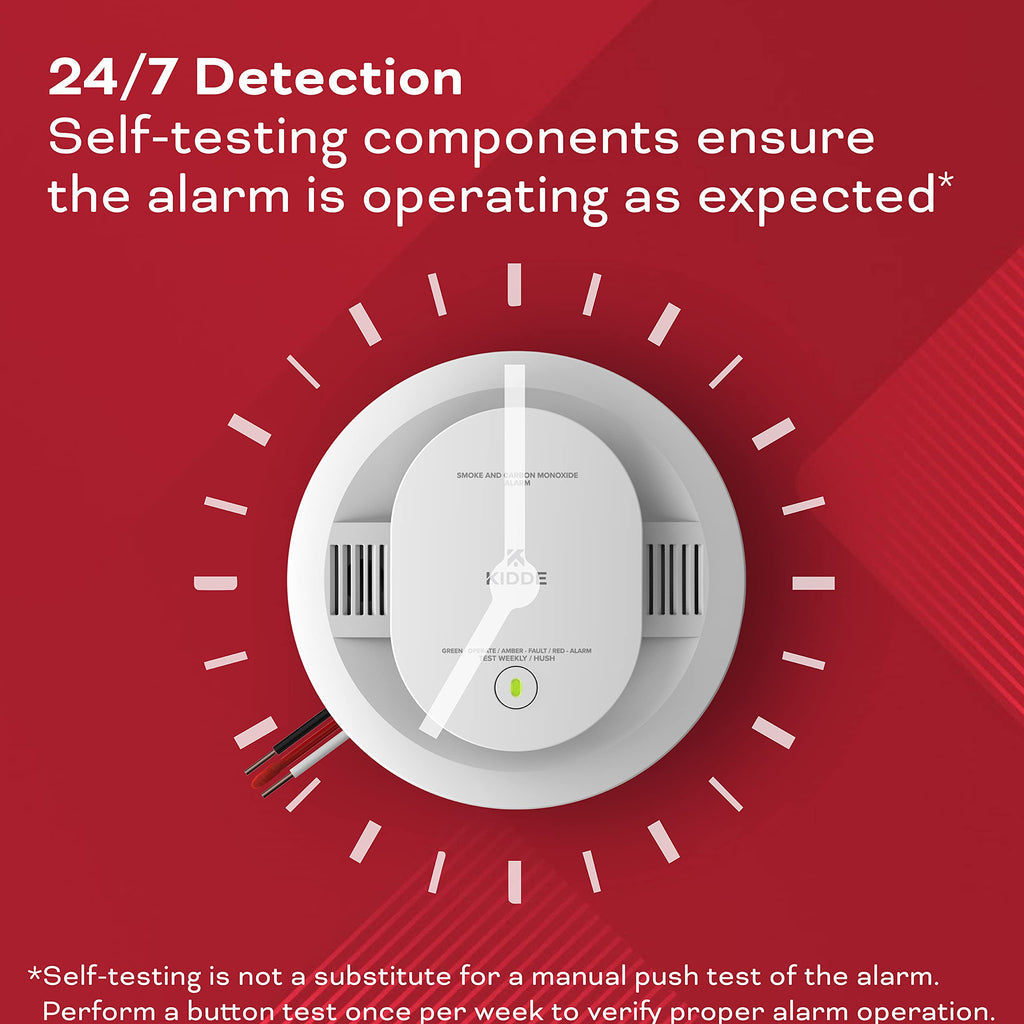 Hardwired Smoke & Carbon Monoxide Detector D618