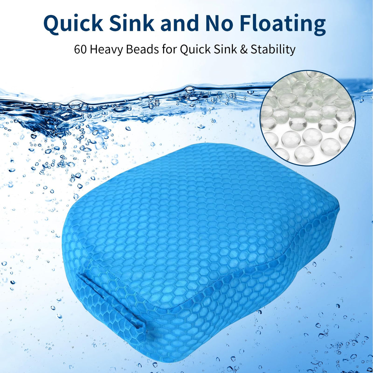 Weighted 3D Air Mesh Inflatable Hot Tub Booster Seat J70993