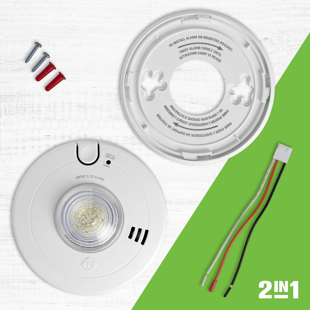 Hardwire Combination Smoke & Carbon Monoxide Alarm K553