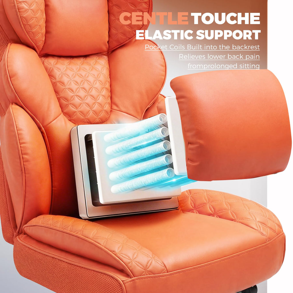 Big and Tall Ergonomic Gaming Chair with Footrest O768