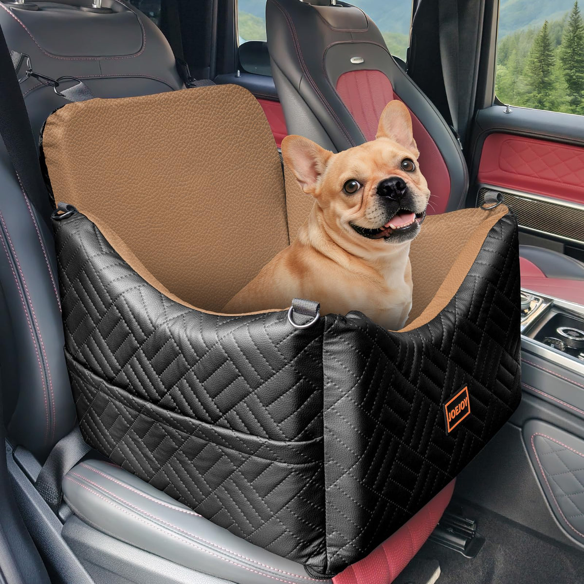 Waterproof PU Leather Dog Car Seat with Safety Belt G783144