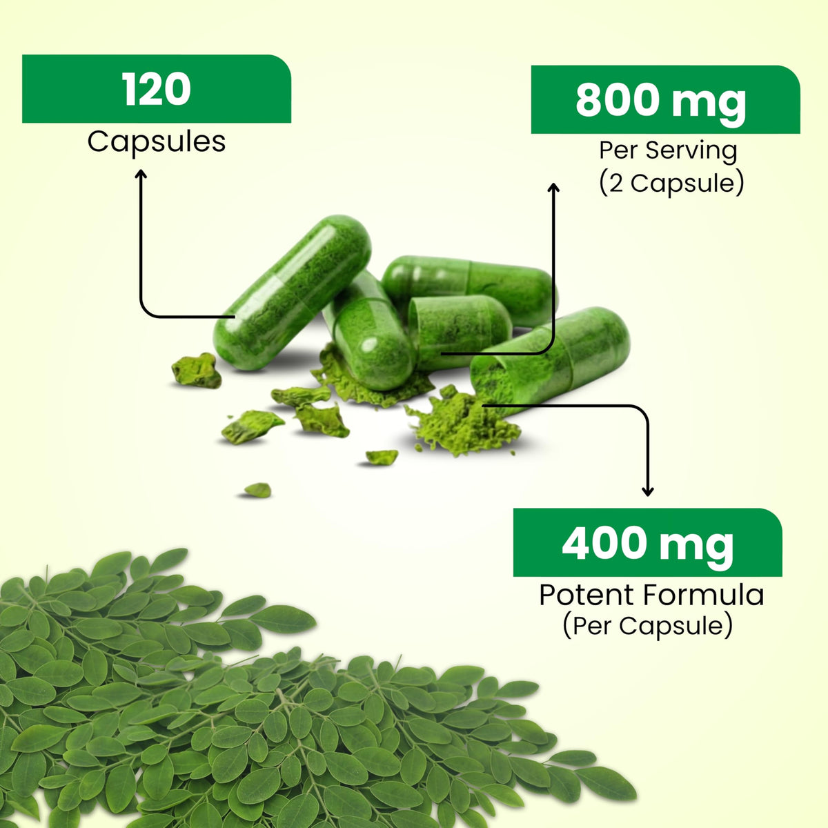 Moringa Capsules 120 Capsules O4098