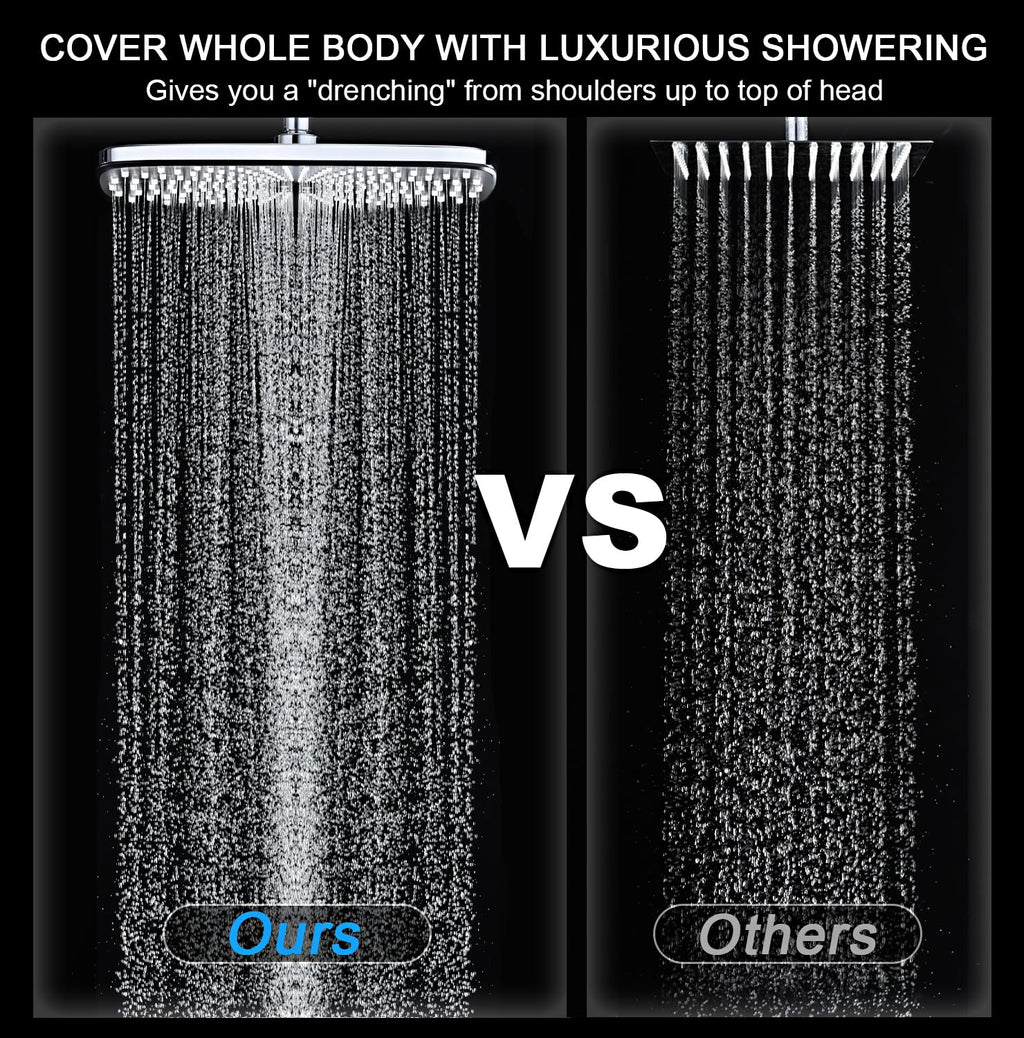 Chrome Handheld Rain Shower Head S413