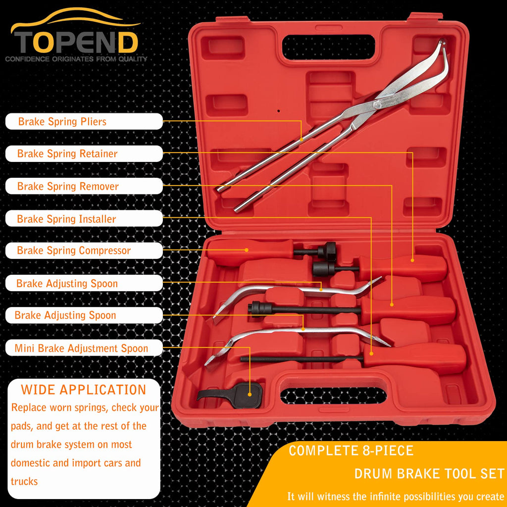 Drum Brake Tool Kit Set of 8 J301234