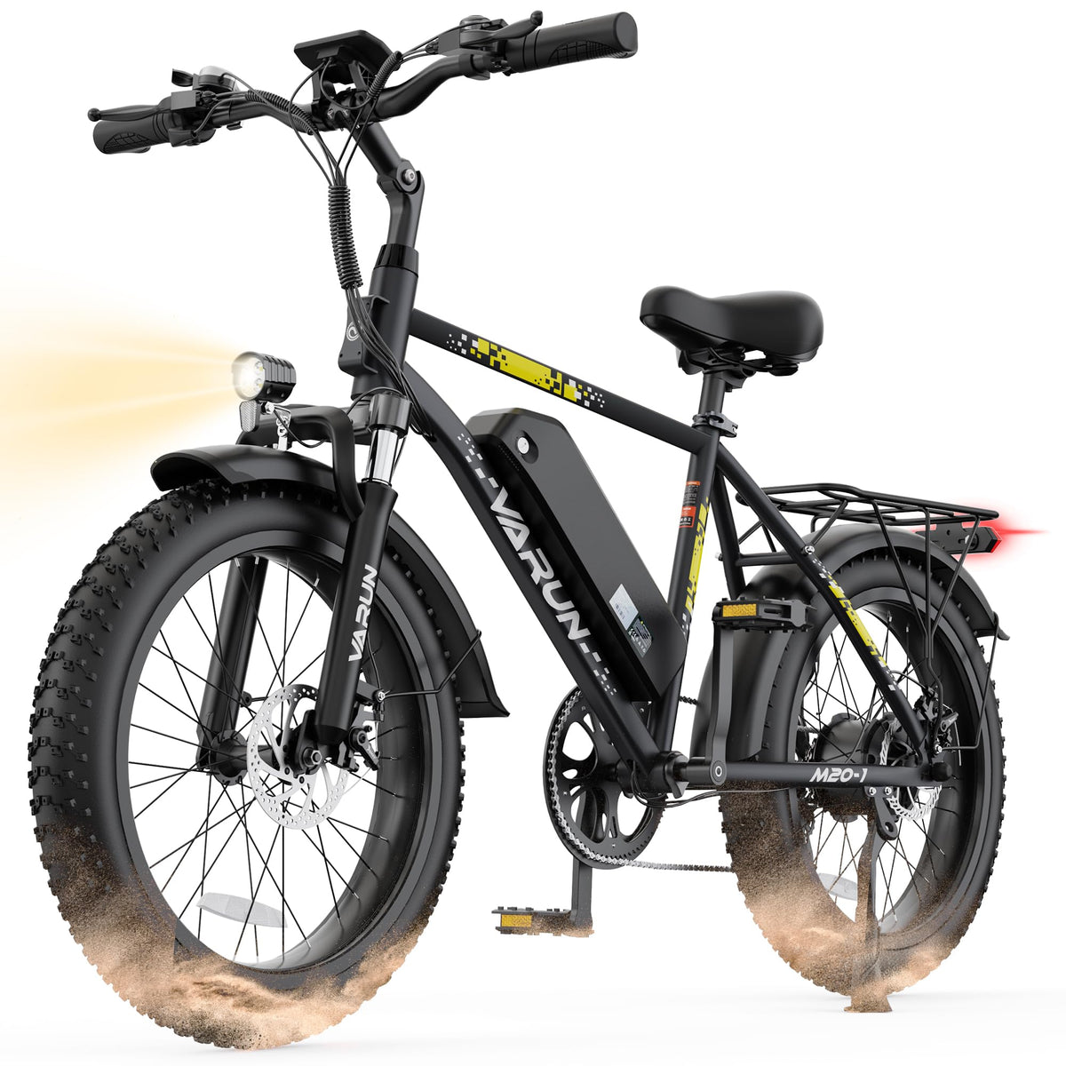 1000W Peak Motor 60+ Miles Fat Tire Electric Bike I778230