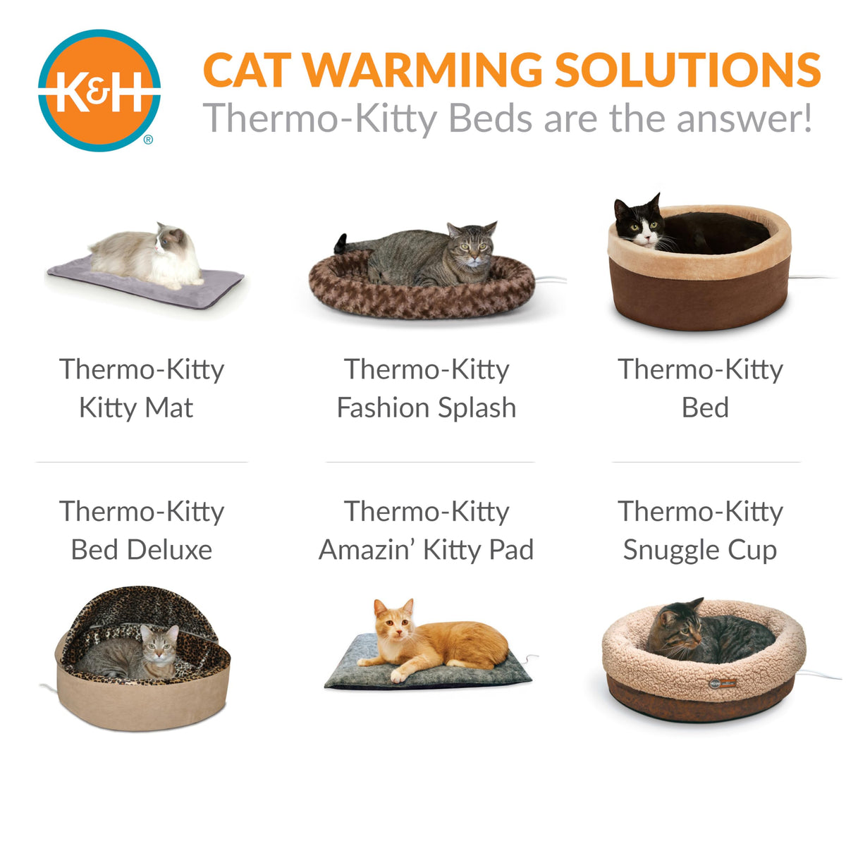 Self-Warming Cat Bed Pad Small 21 X 17 Gray Black V847