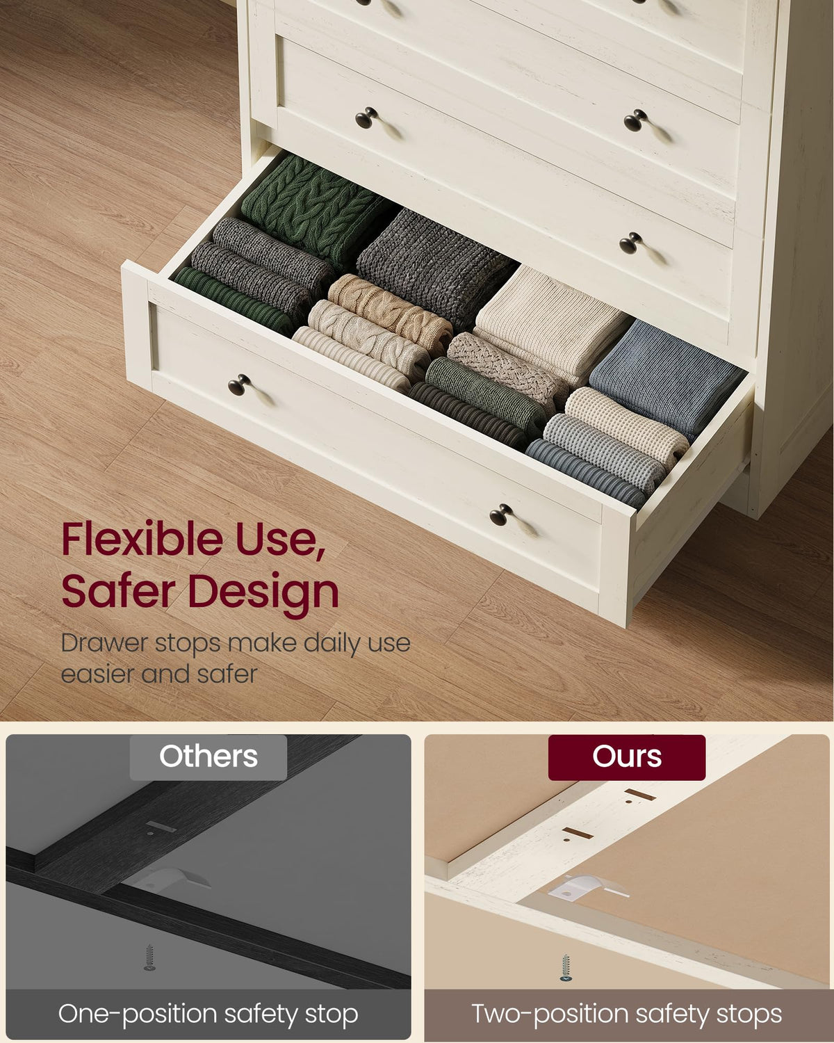 5 Drawer Dresser S334