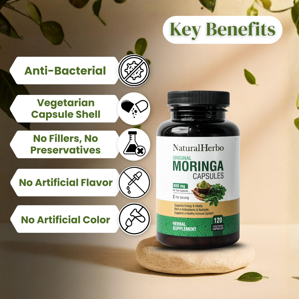 Moringa Capsules 120 Capsules O4098