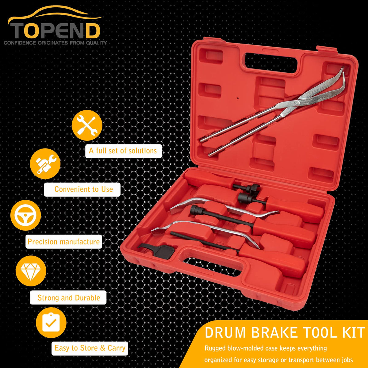 Drum Brake Tool Kit Set of 8 J301234