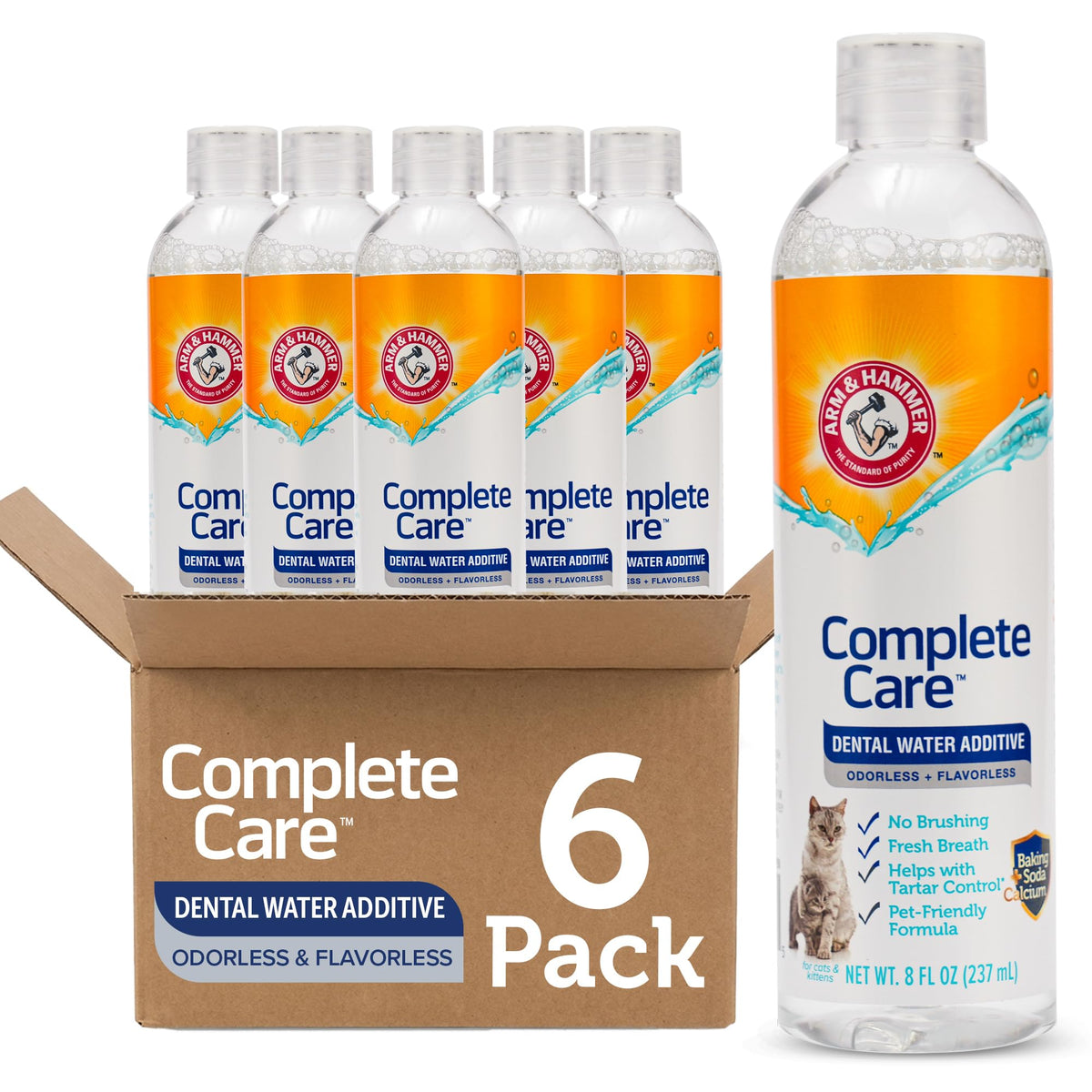Cat Dental Water Additive 8 Fl Oz 6-Pack Z53966