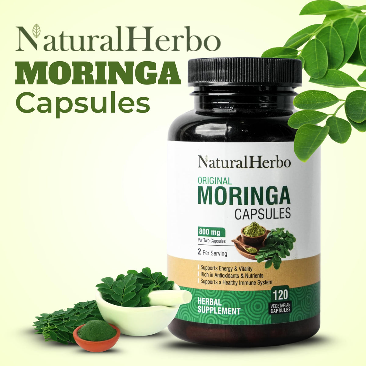 Moringa Capsules 120 Capsules O4098