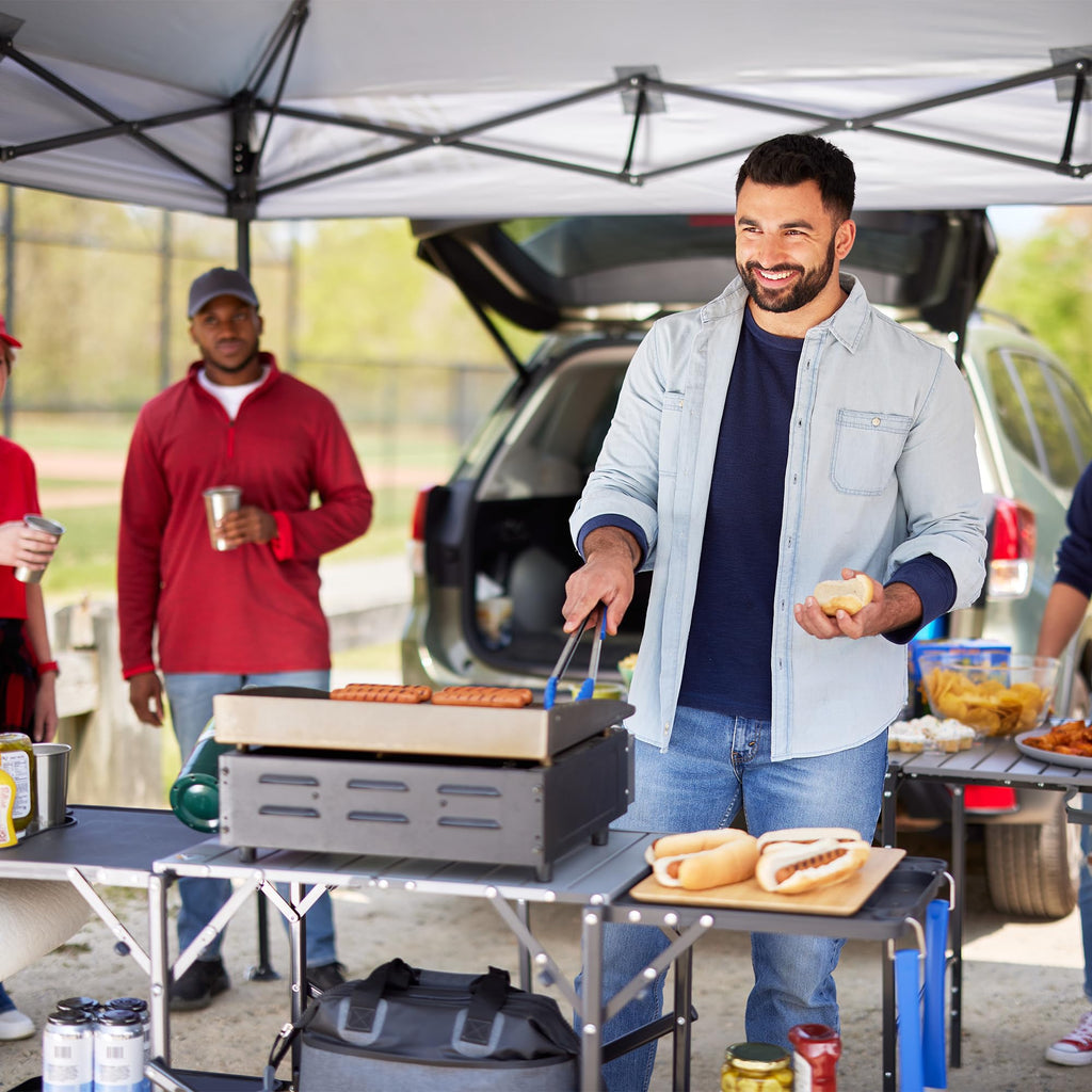 Portable Folding Cook Station with Heat Resistant Tabletop N7700