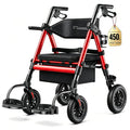 2-in-1 Rollator Wheelchair Combo Y8066